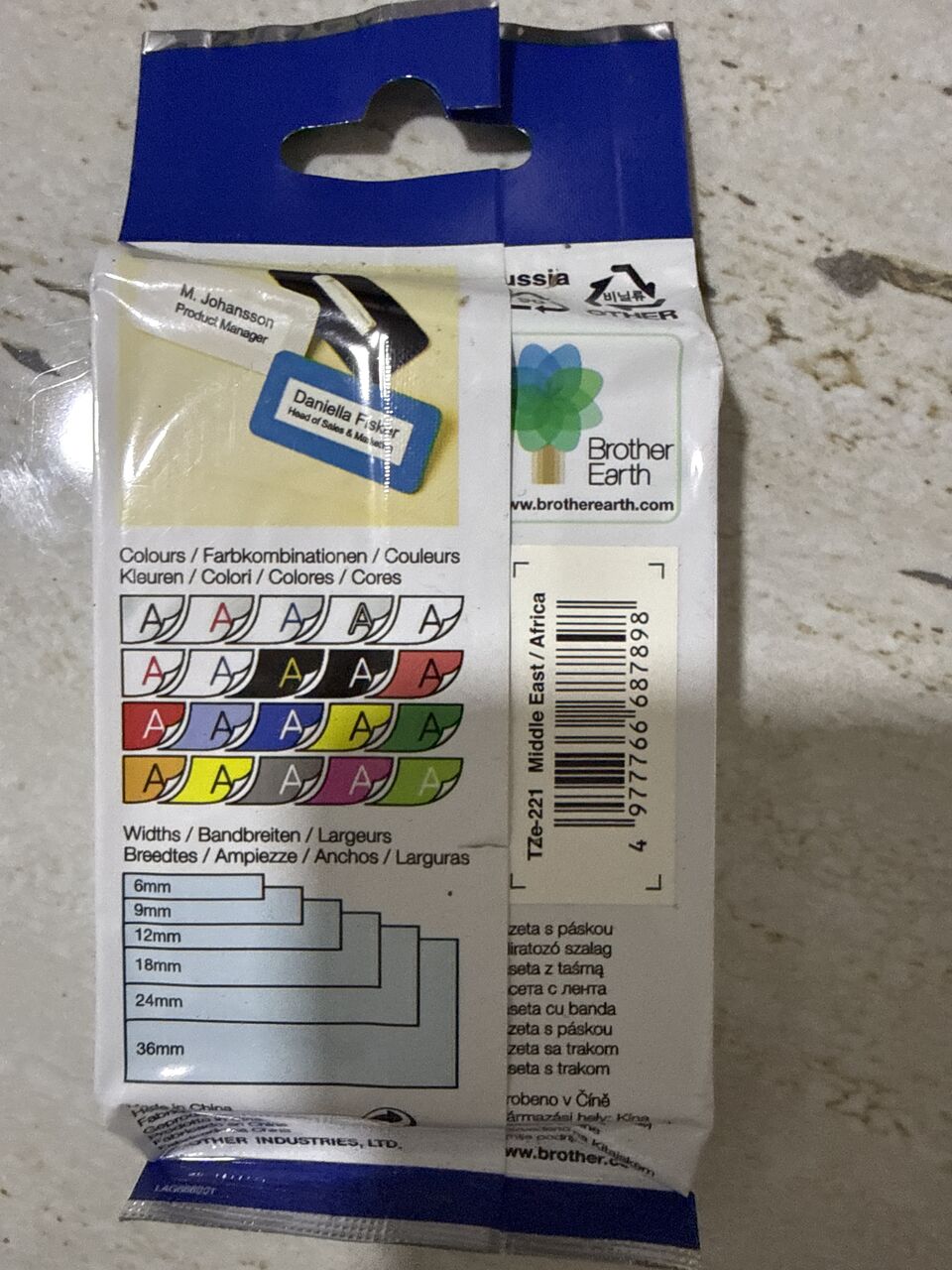 Jeddah, Computers, SAR 50,  Brother Label Printing Catridge PPe 221