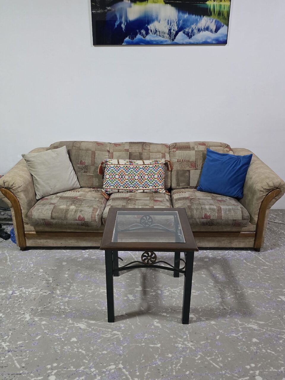 Riyadh, Furniture, SAR 800,  Sofa Set And Central Table Set (IKEA), Shoe Rack