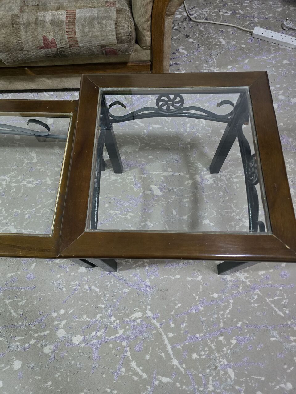 Riyadh, Furniture, SAR 800,  Sofa Set And Central Table Set (IKEA), Shoe Rack