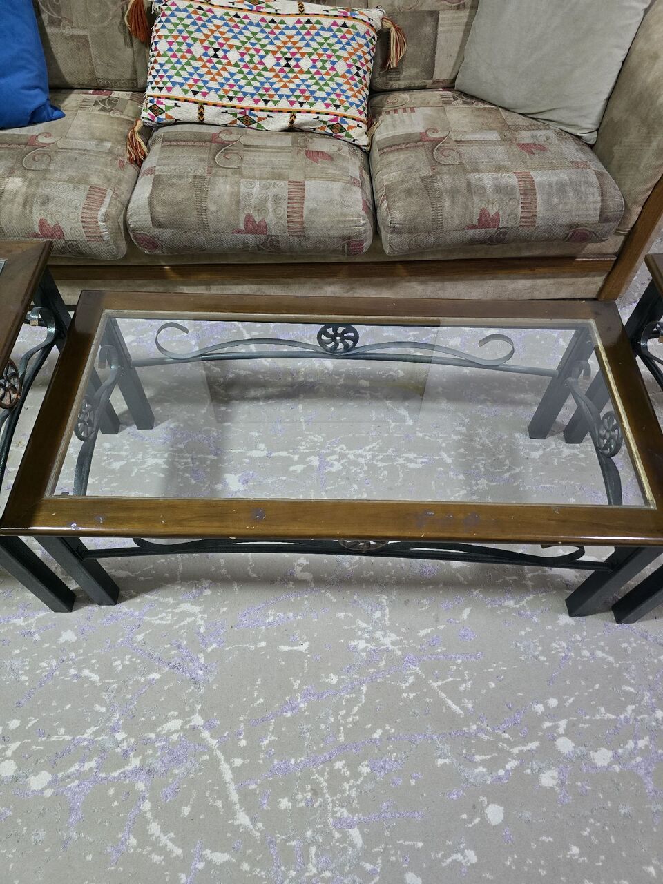 Riyadh, Furniture, SAR 800,  Sofa Set And Central Table Set (IKEA), Shoe Rack