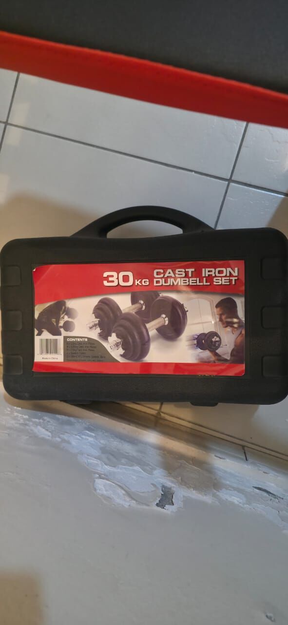 Bani Malik, Sporting Goods, SAR 250,  Home Gym Exercise Machine With 30 Kg Weight Lifting And Dumble Set