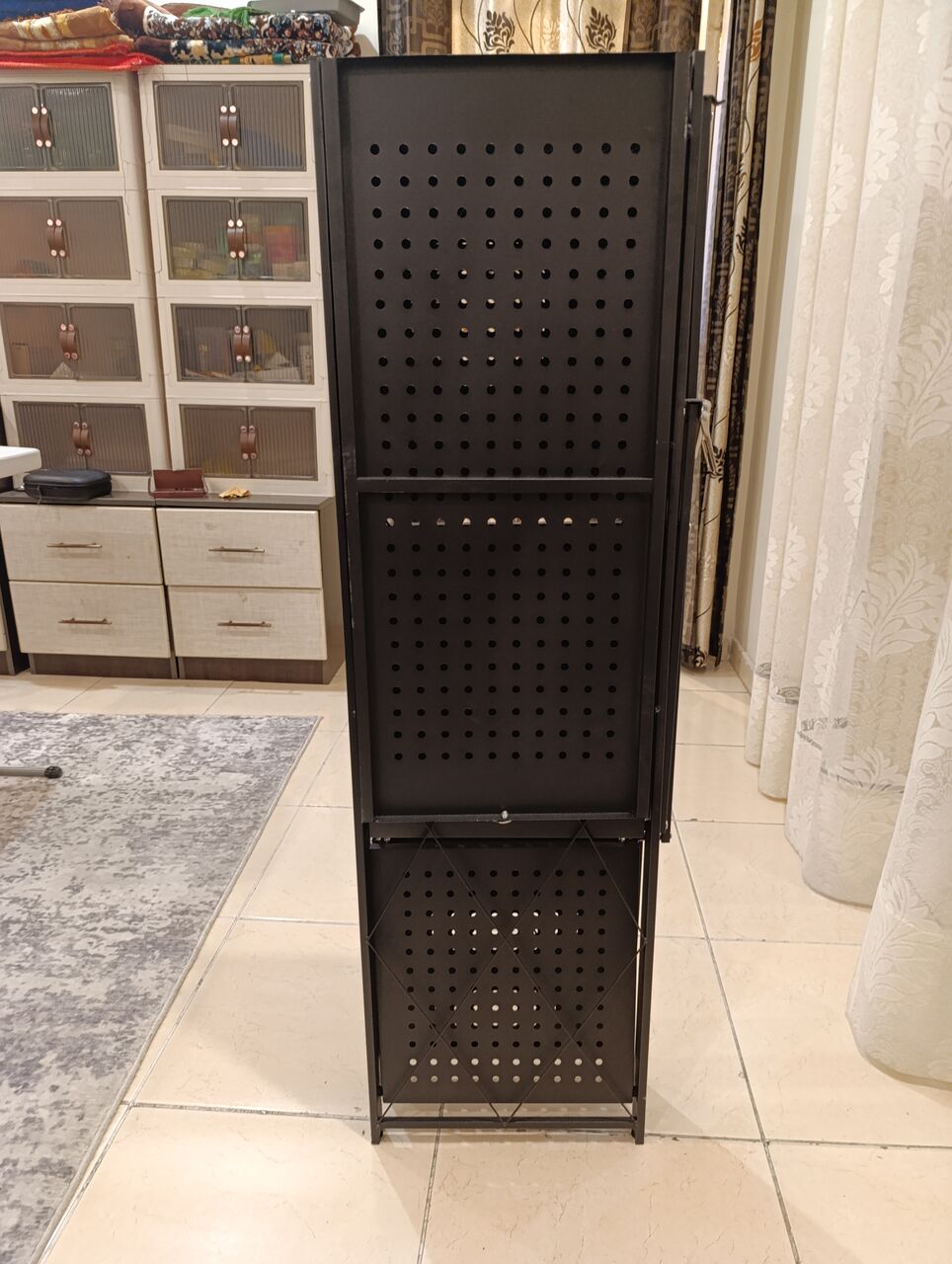 Jeddah, Household Items, SAR 75,  Storage Rack, Metallic, Foldable