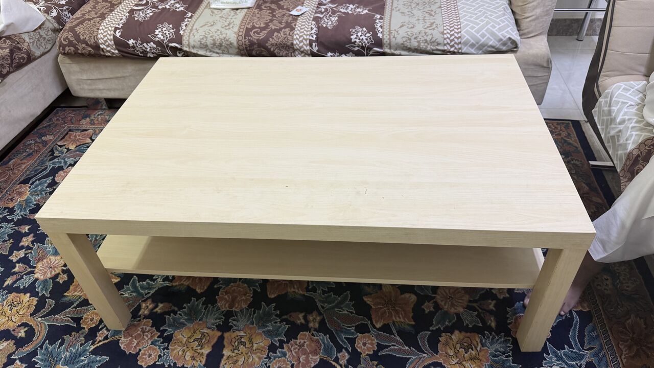 Al Rawdah, Furniture, SAR 90,  IKEA Center / Coffee Table With Storage Shelf &ndash; 90 SAR (Fixed Price) &ndash; Al-Rawdah