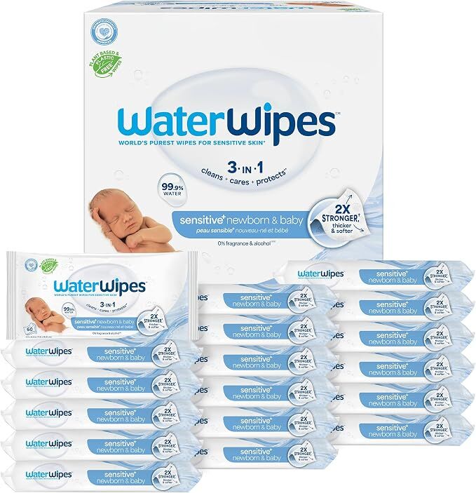 Jeddah, Baby & Kid Stuff, SAR 250,  WaterWipes Original Baby Wipes 1080 Count (18 Packs) - Brand New