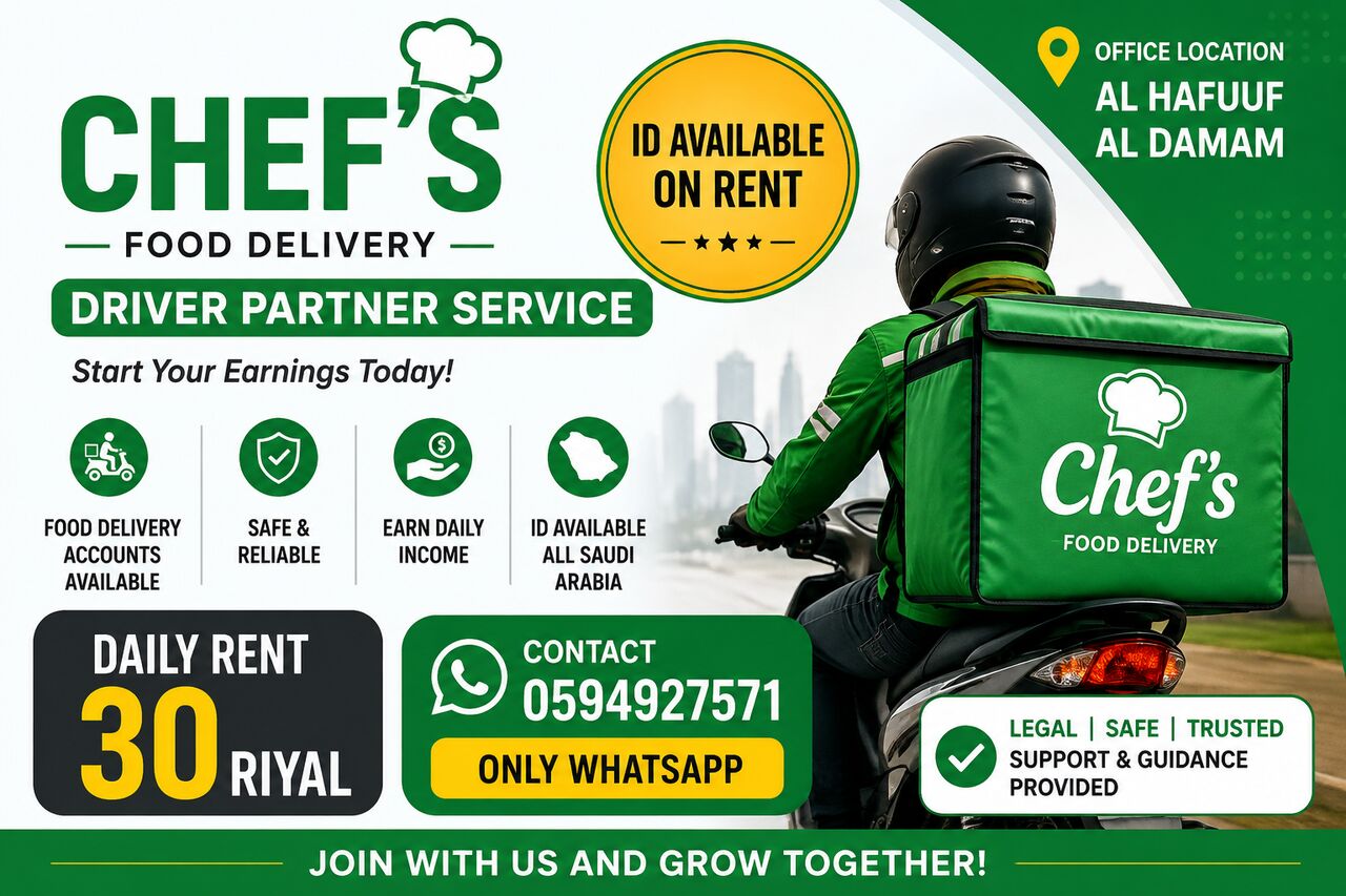 Riyadh, Jobs, Rent A Chef