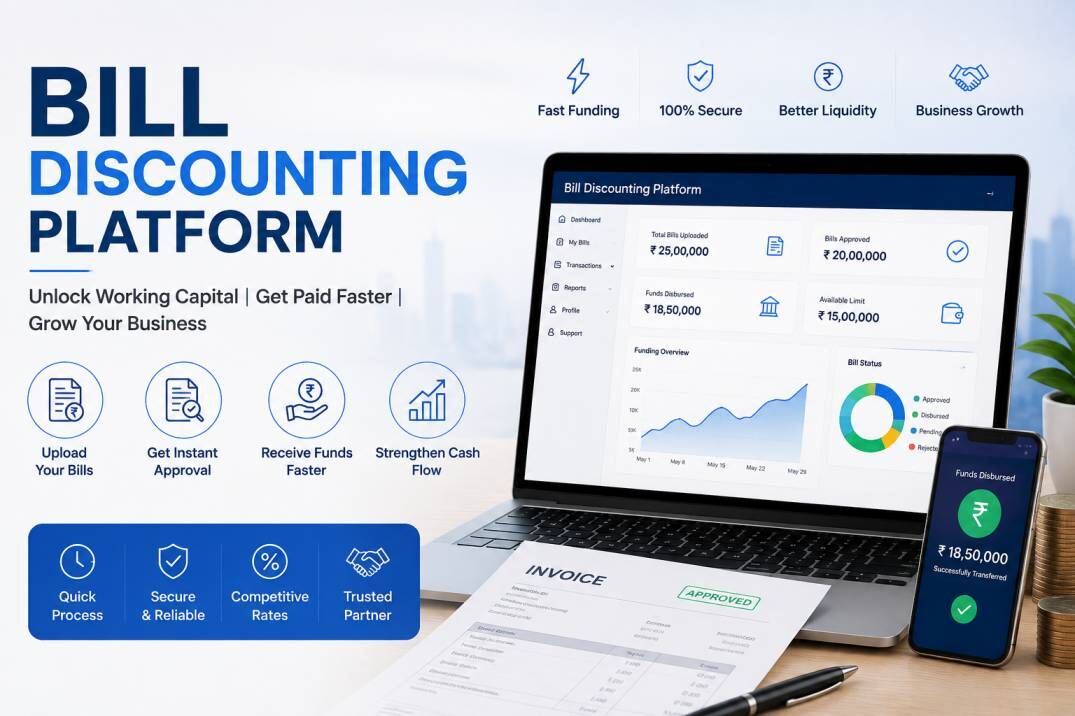 Mumbai, Financial, Bill Discounting Platform For Faster Business Funding