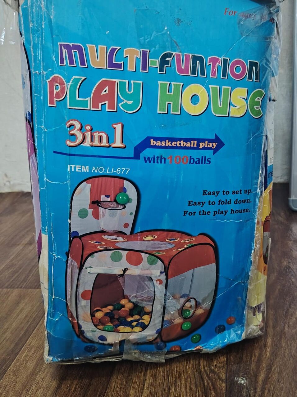 Hara, Baby & Kid Stuff, SAR 40,  Kids Multi-Function Play House (3-in-1) In Good Condition.