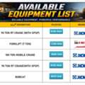 EQUIPMENT AVAILABLE FOR IMMEDIATE MOBILIZATION