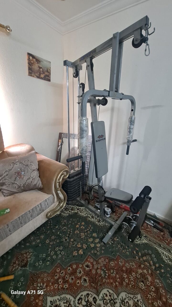 Jeddah, Health & Beauty Items, SAR 1200,  Home Gym Set: 3-in-1 Multi-Station Gym & HealthStream Treadmill