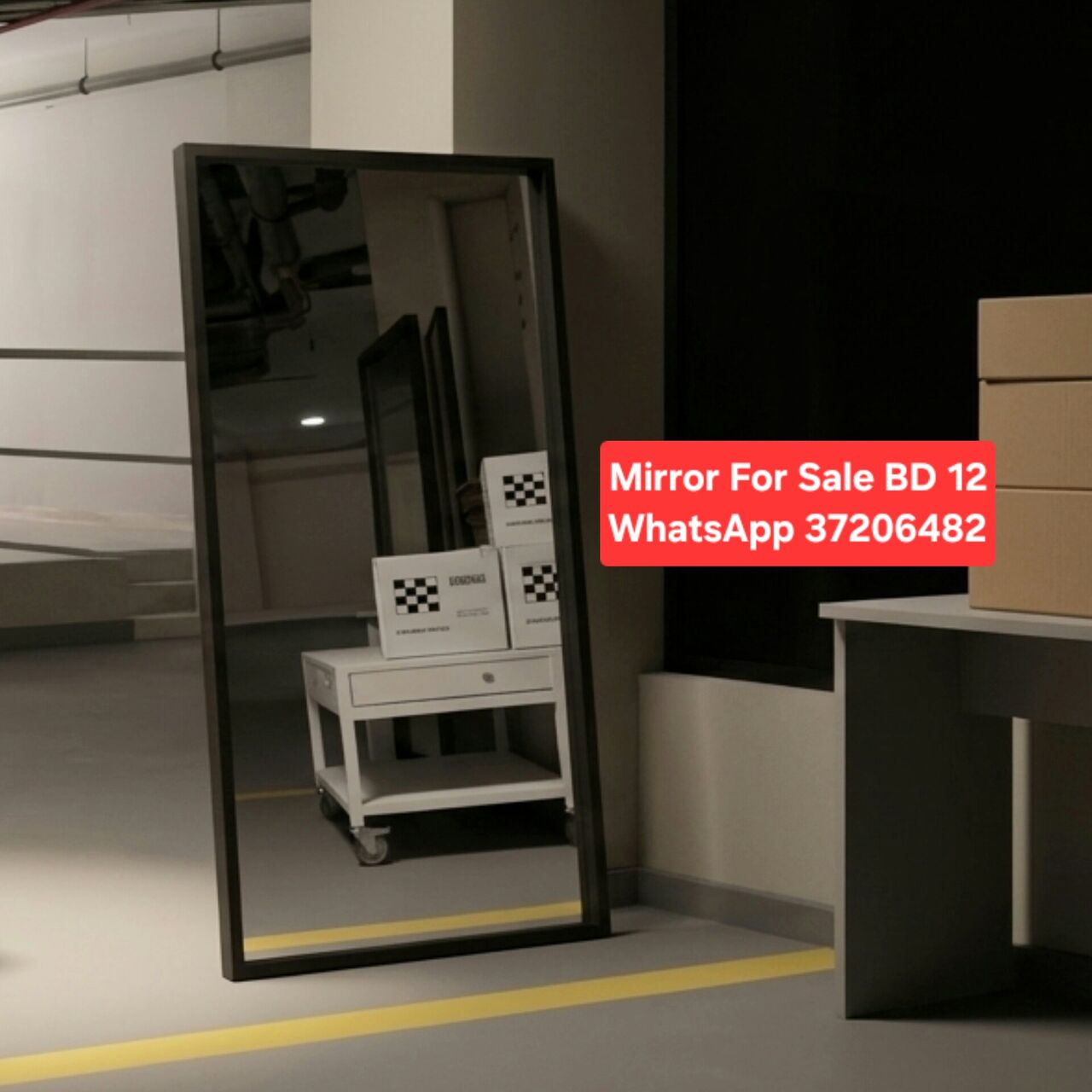 Manama, Furniture, BHD 12,  ✅️Mirror For Sale In Good Condition With Delivery