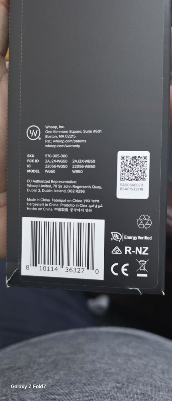 Jubail, Sporting Goods, SAR 1200,  WHOOP 5.0 Sensor For Sale- Totally Unused