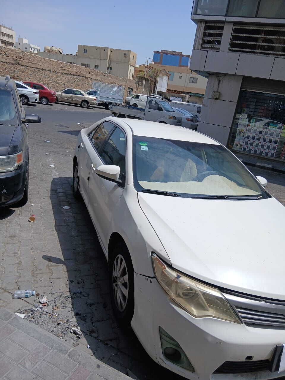 Al Balad, Vehicles, Cars & Trucks , SAR 28,  Toyota Camry,  2013,  Automatic,  366418 KM,  Toyota Camery  For Sale Used Car Good Condition White Color