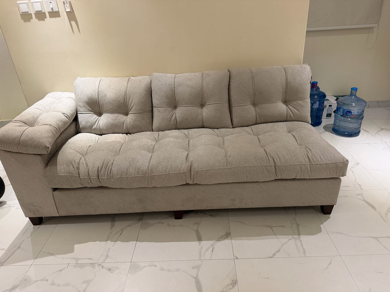 Al Wizarat, Furniture, SAR 1000,  L Shape Sofa With 6months Usage