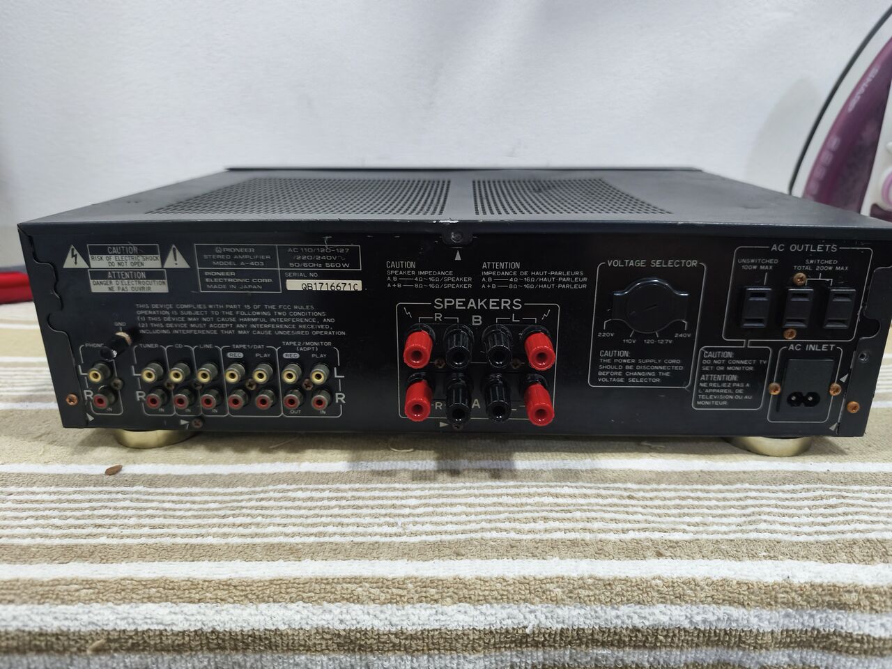 Manama, Home Audio, BHD 50,  Pioneer Amplifier For Sale