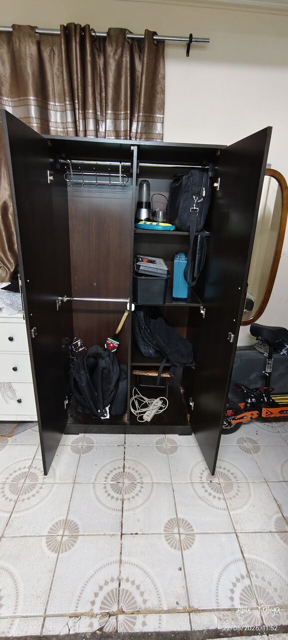 Jeddah, Furniture, SAR 200,  Wardrobe 2 Doors In Mint Condition For Sale