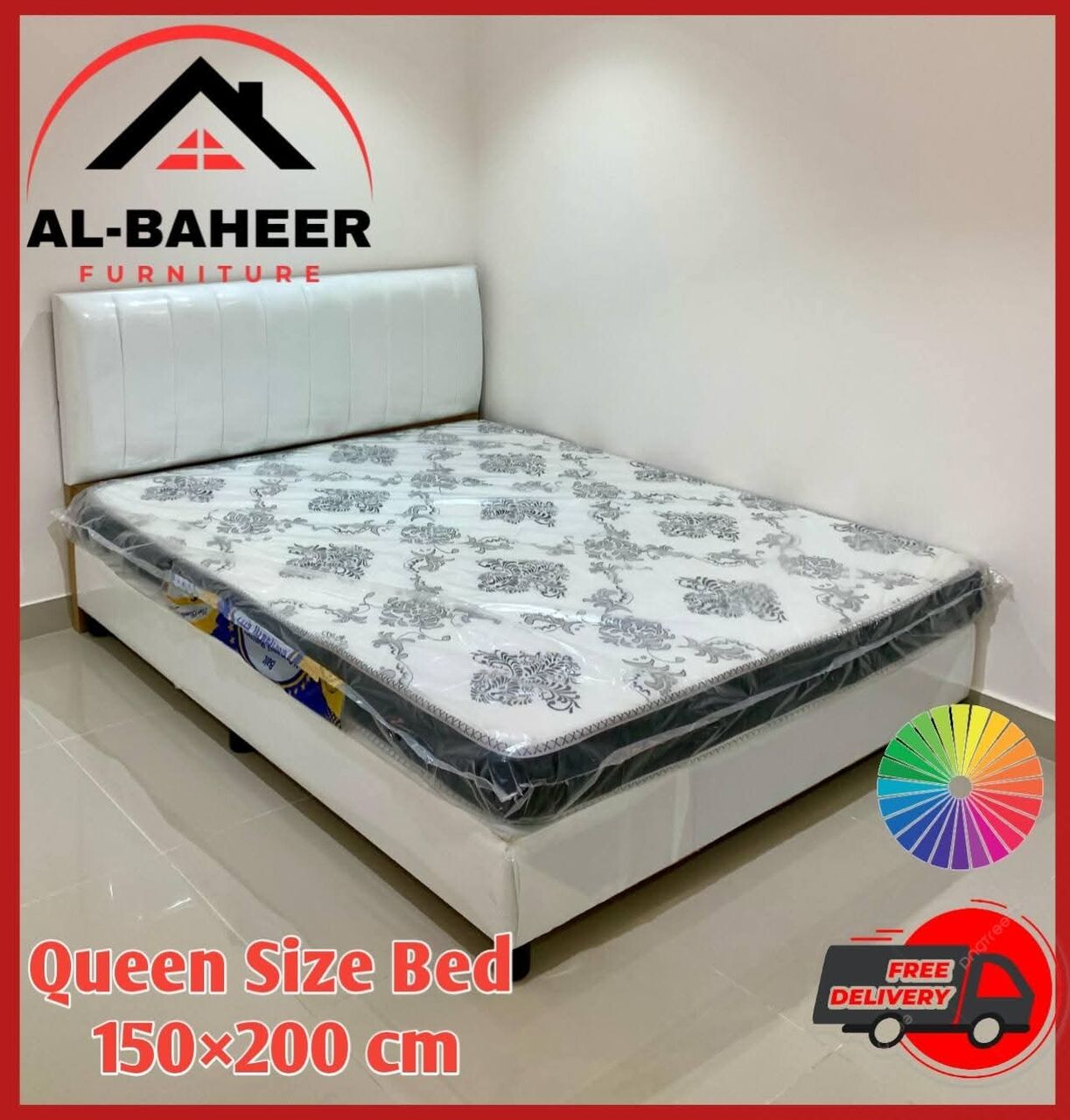 Riyadh, Household Items, SAR 11,  BED + MATTRESS SALE!  Strong & Long-lasting Free Delivery In Riyadh Free Fitting Included