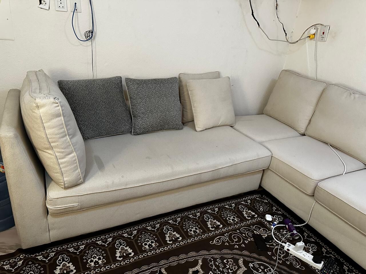 Dammam, Furniture, SAR 450,  Urgent Sale - Sofa For Home - 2 Piece