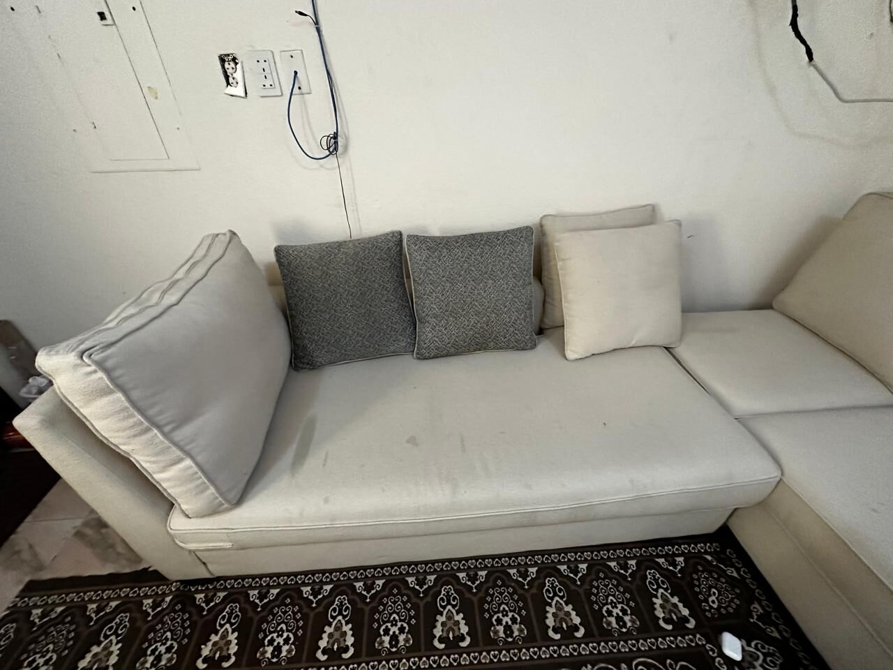 Dammam, Furniture, SAR 450,  Urgent Sale - Sofa For Home - 2 Piece