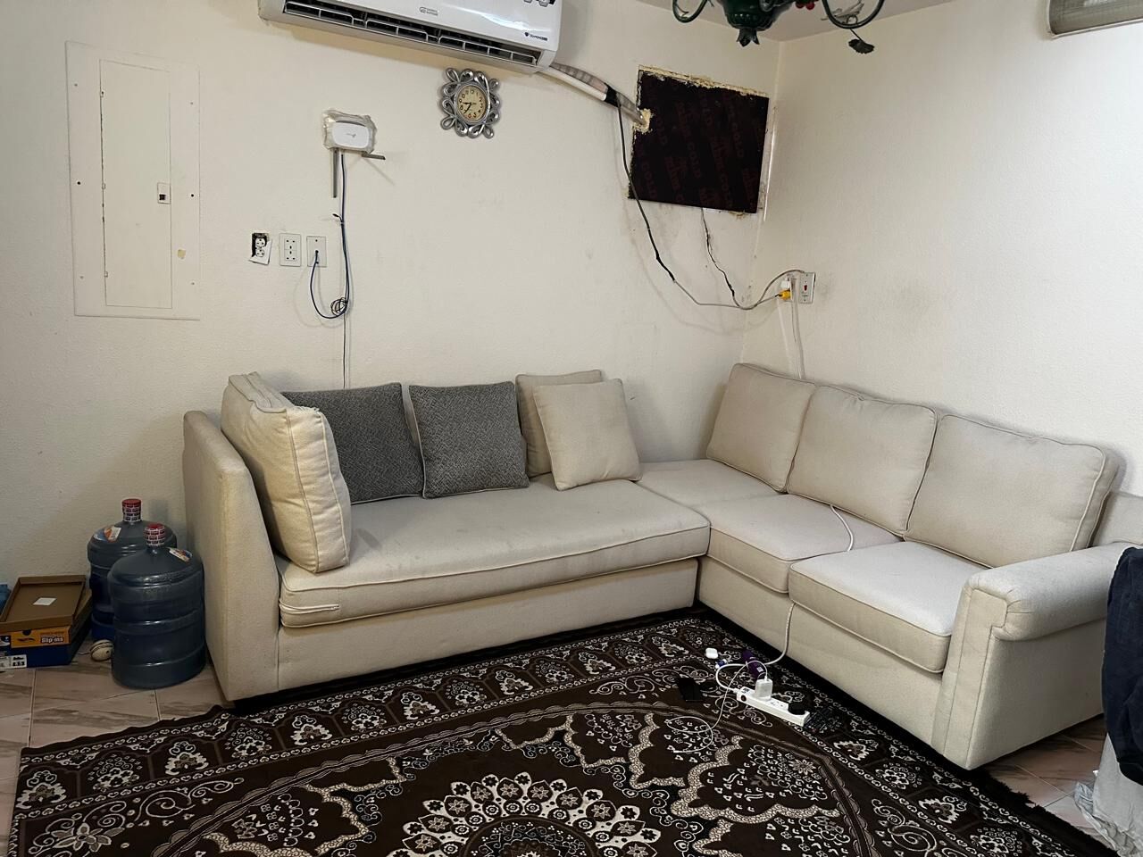 Dammam, Furniture, SAR 450,  Urgent Sale - Sofa For Home - 2 Piece