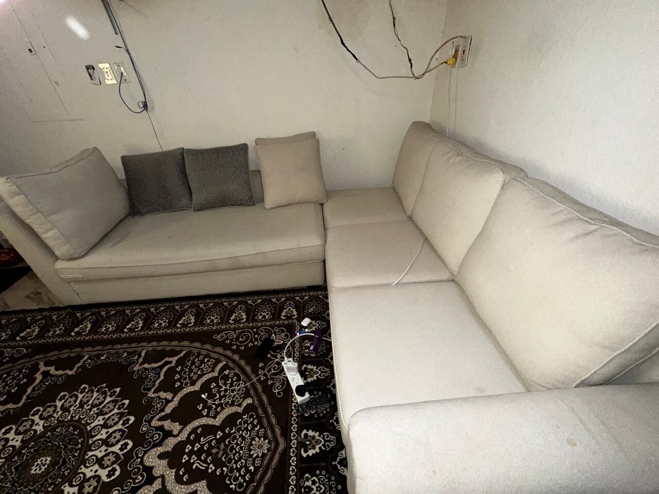 Dammam, Furniture, SAR 450,  Urgent Sale - Sofa For Home - 2 Piece