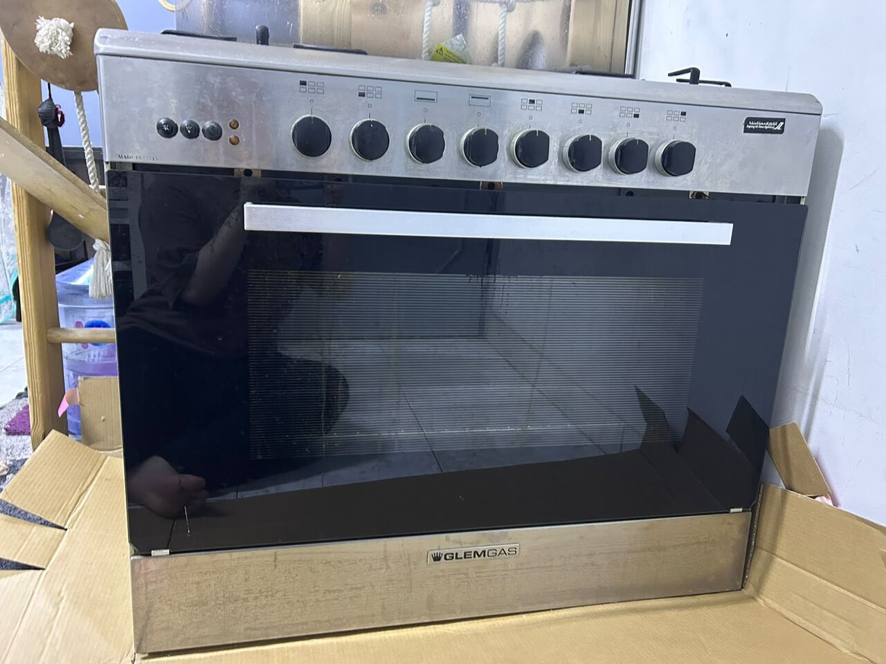 Al Mursalat, Electronics, SAR 500,  Used Cooking Range - 4 Gas & 2 Electric Burner - Glem Gas