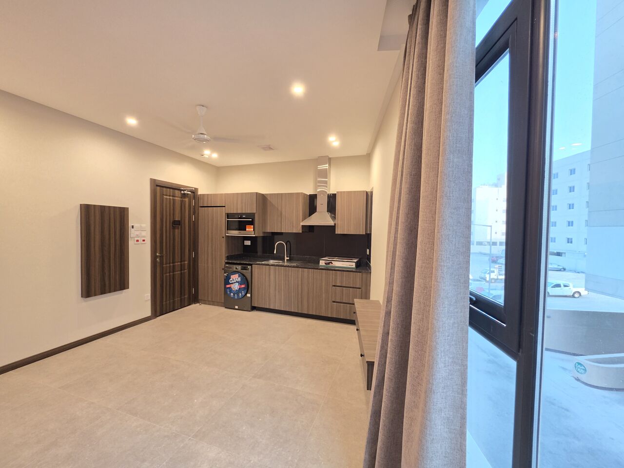 Juffair, Apartments, Flats, Houses & Villas, BHD 220/month,  Furnished,  1 BR,  70 Sq. Meter,  Brand New | Family Building Balcony | Old Juffair