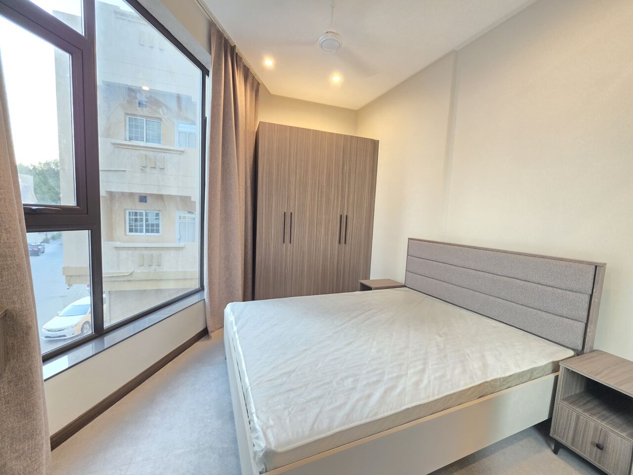Juffair, Apartments, Flats, Houses & Villas, BHD 220/month,  Furnished,  1 BR,  70 Sq. Meter,  Brand New | Family Building Balcony | Old Juffair