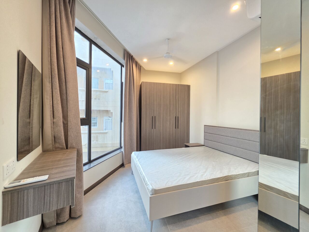 Juffair, Apartments, Flats, Houses & Villas, BHD 220/month,  Furnished,  1 BR,  70 Sq. Meter,  Brand New | Family Building Balcony | Old Juffair