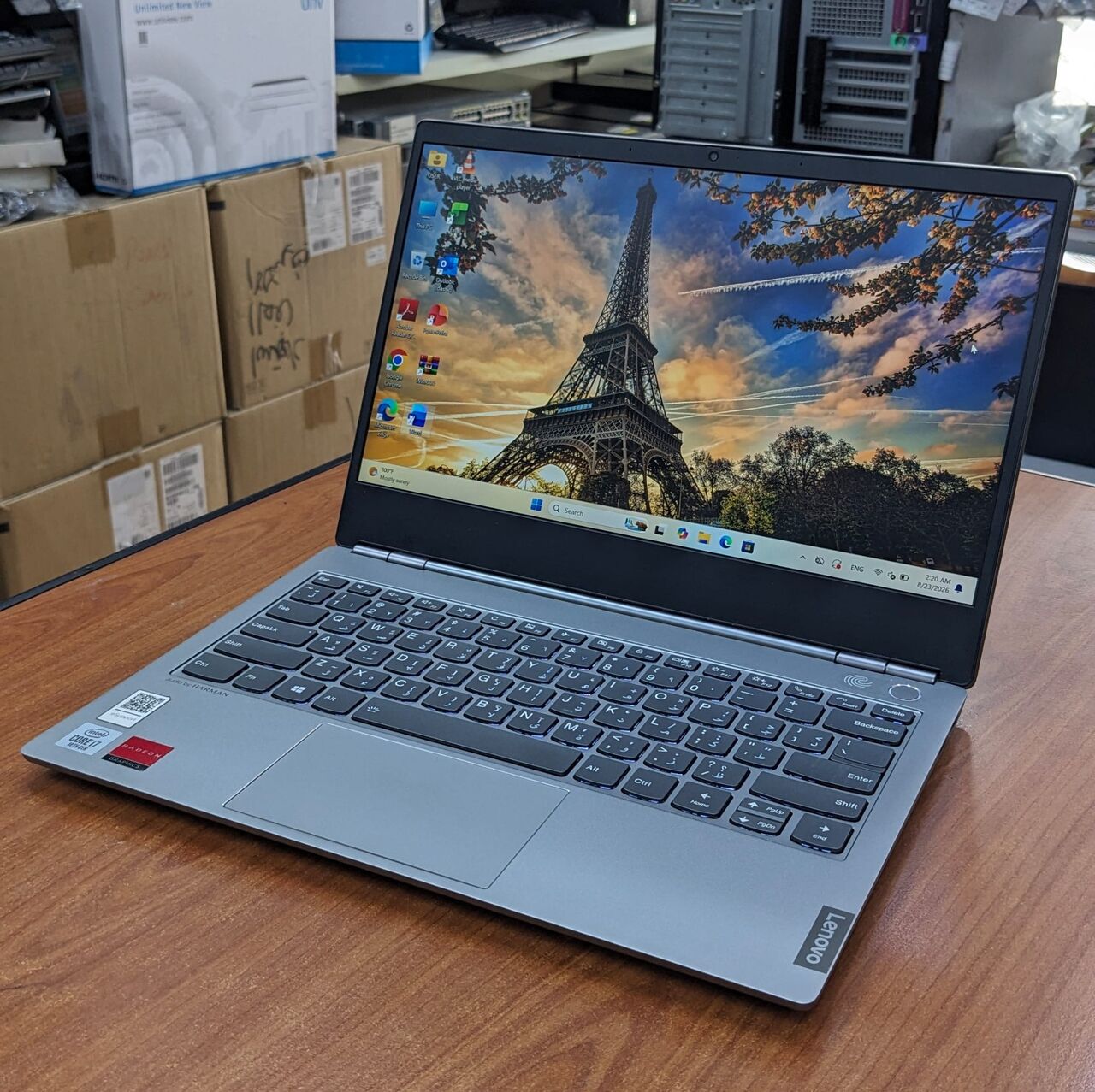 Manama, Tablet Computers, BHD 155,  Thinkbook Core I7 10th Gen Metallic Laptop Like New 16GB RAM AMD Radeon 630 2GB Graphics