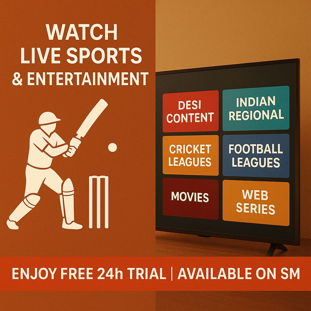 Riyadh, Household Items, SAR 20,  🎬iPTV🎬Jhakas OFFER🏏⚽Smart TV Entertainment 4 Indian📺Live🏏Cricket,Movies,News,Dramas🎁