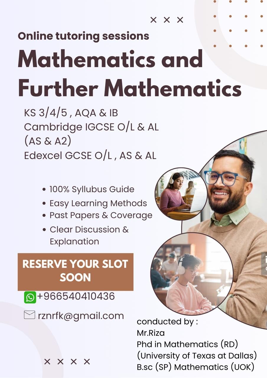 Jeddah, Education, Certified Math Tutor With Over 11 Years Of Experience |7800+hours|.Available For All Level