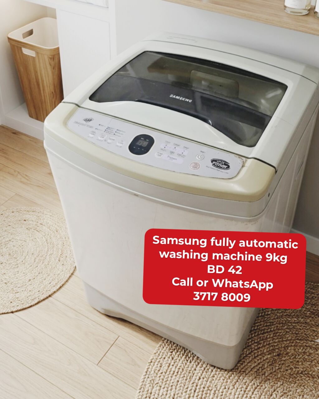 Manama, Appliances, BHD 42,  @@Samsung Fully Automatic Washing Machine In Good Condition For Sale With Delivery