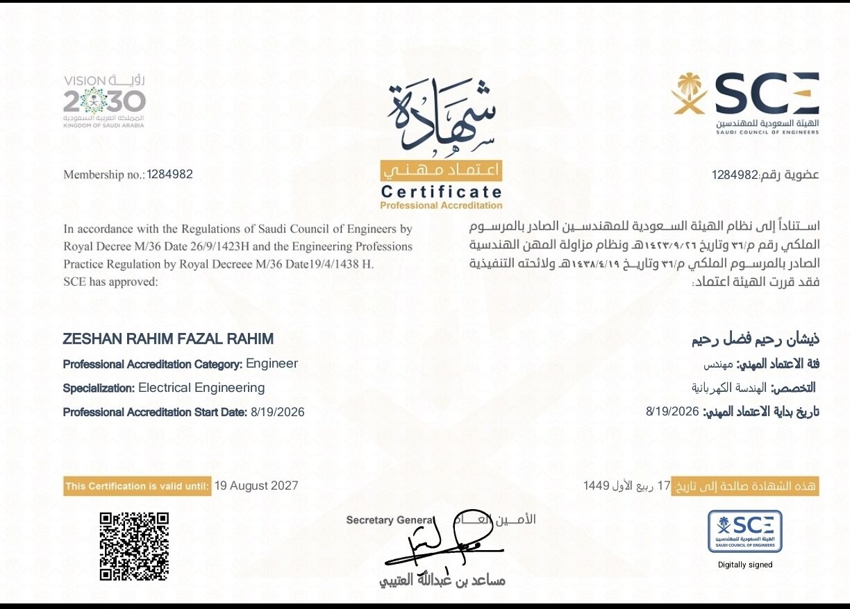 Riyadh, Job Seekers, Electrical Site Engineer