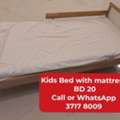 BHD 20,  @@Kids Bed With Mattress In Good Condition For Sale With Delivery