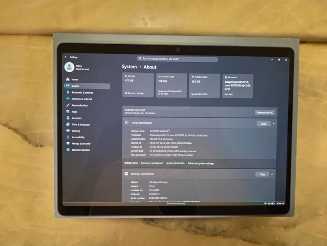 Al Sulaymaniyyah, Tablet Computers, SAR 3800,  Microsoft Surface Pro 11th Edition (AI With CoPilot+)