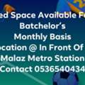 SAR 400/month,  BED SPACE AVAILABLE @ IN FRONT OF AL MALAZ METRO STATION