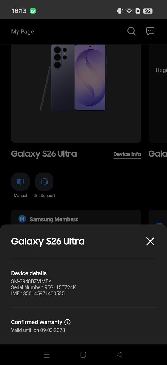 Al Rahmaniyah, Mobile Phones, SAR 3250,  Samsung Galaxy S26 Ultra Cobalt Violet 12gb 256gb
