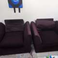 SAR 400,  5 Seater Sofa Set With IKEA Coffee Table For Drawing Or Lounge In Good Condition