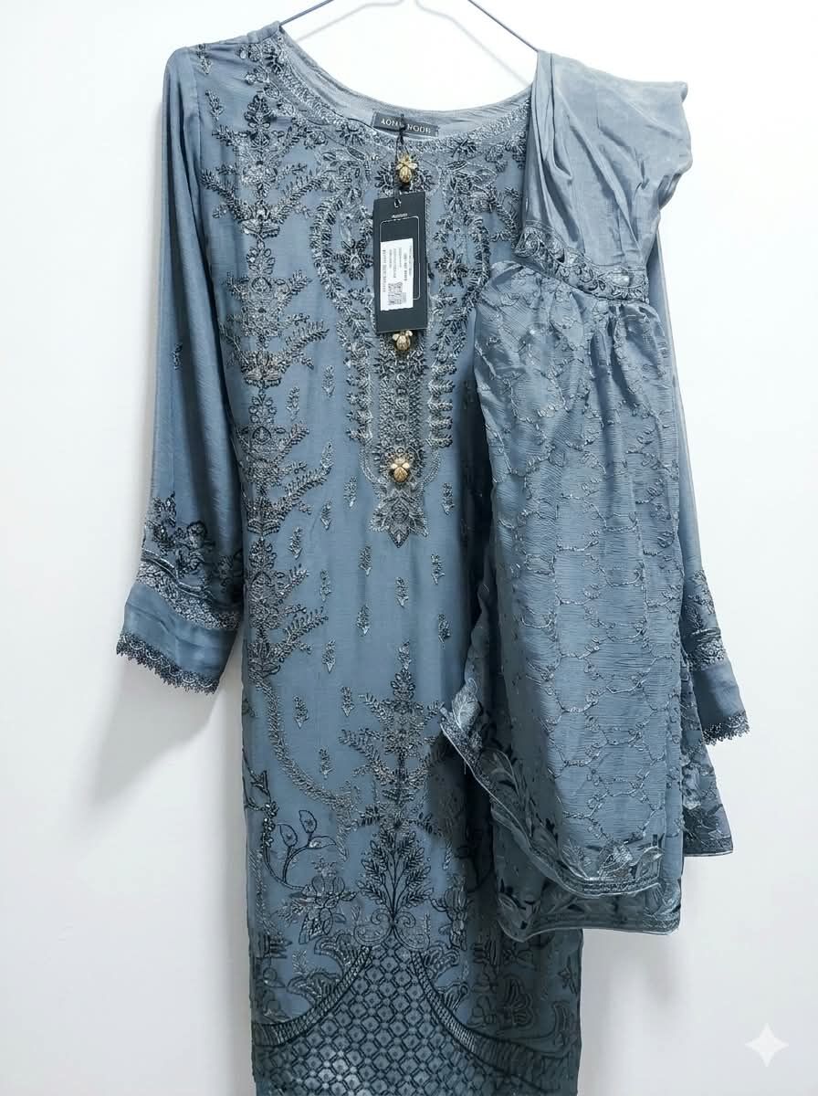 Jubail, Clothing & Accessories, SAR 250,  ✨ Brand New Agha Noor Garara []3pc] – Beautiful Color