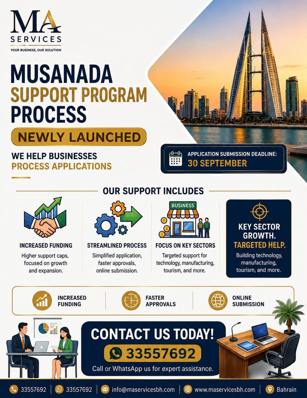 Manama, Business, BUSINESS SERVICES
