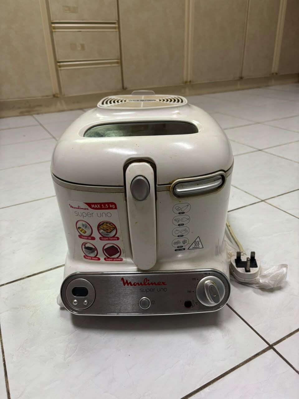 Jubail, Electronics, SAR 150,  Moulinex Super Uno Deep Fryer