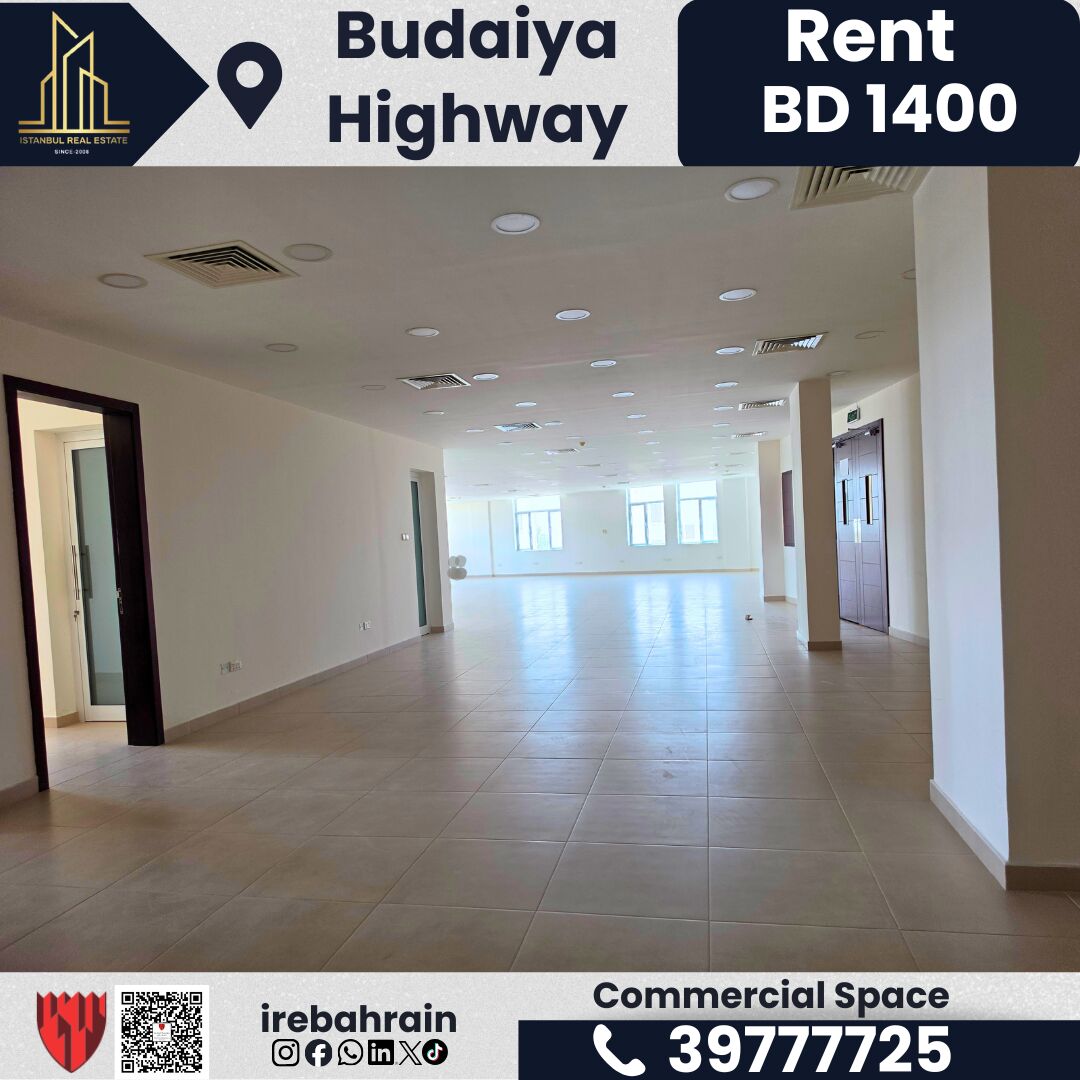 Budaiya, Shops, BHD 1400,  450 Sq. Meter,  Commercial Space For Rent &ndash; Budaiya Highway | BD 1,400/-