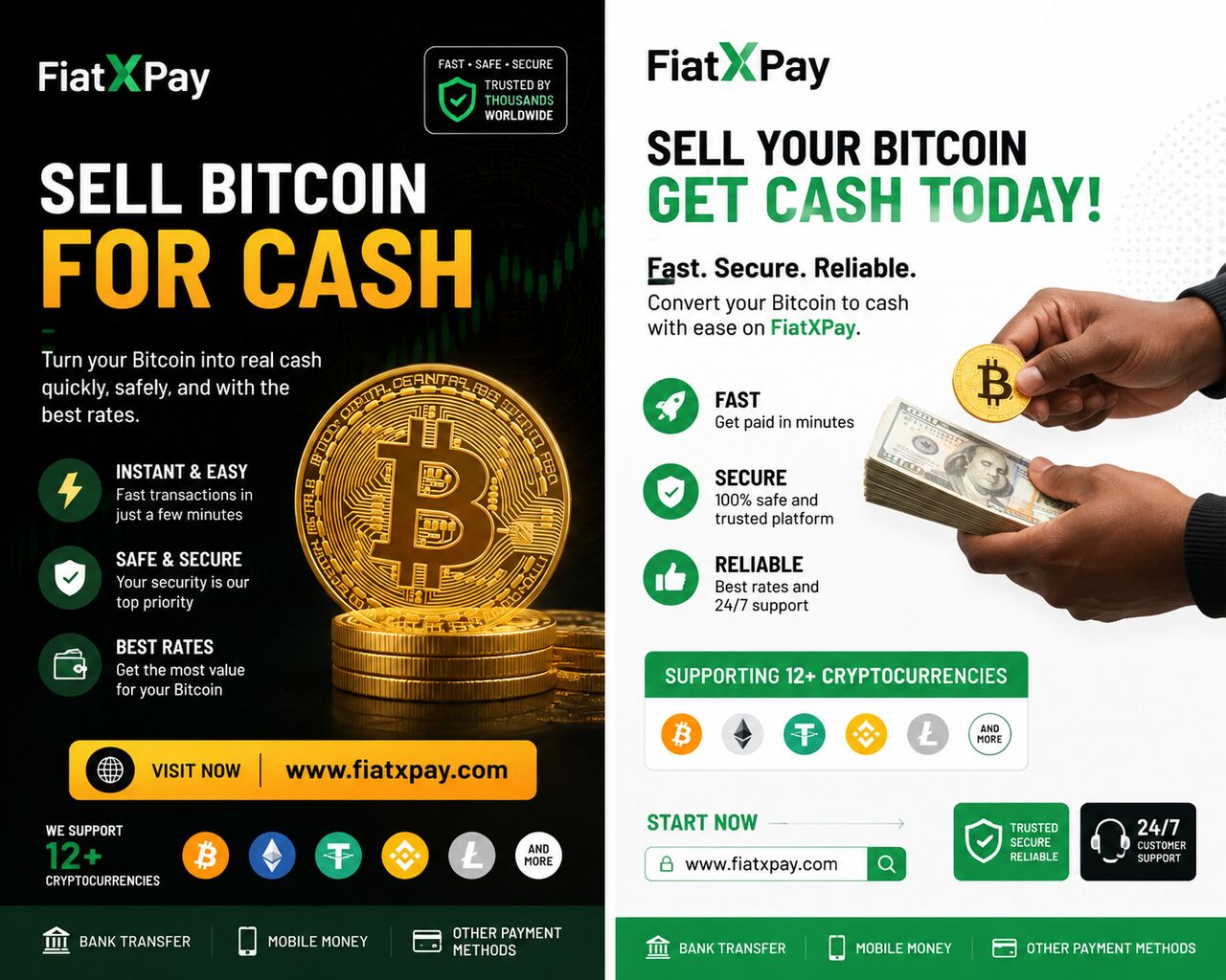 San Francisco, Software, USD 10,  🚀 Turn Your Crypto Into Cash With FiatXPay! 💰