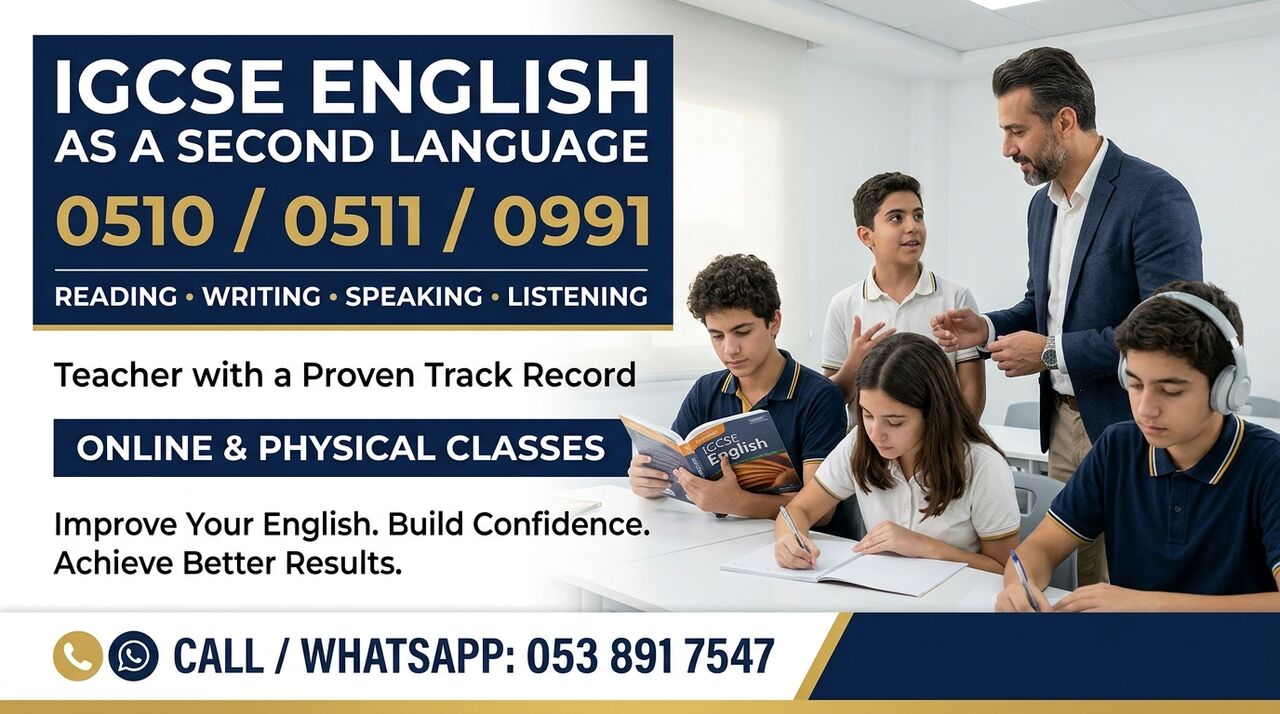 Jeddah, Lessons Offered, IGCSE ENGLISH AS A SECOND LANGUAGE 0510 / 0511 / 0991