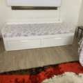 SAR 200,  IKEA BRIMNES Day-bed Frame With 2 Drawers, White, 80×200 Cm.