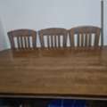 SAR 300,  Wooden Dining Table With 6 Chairs