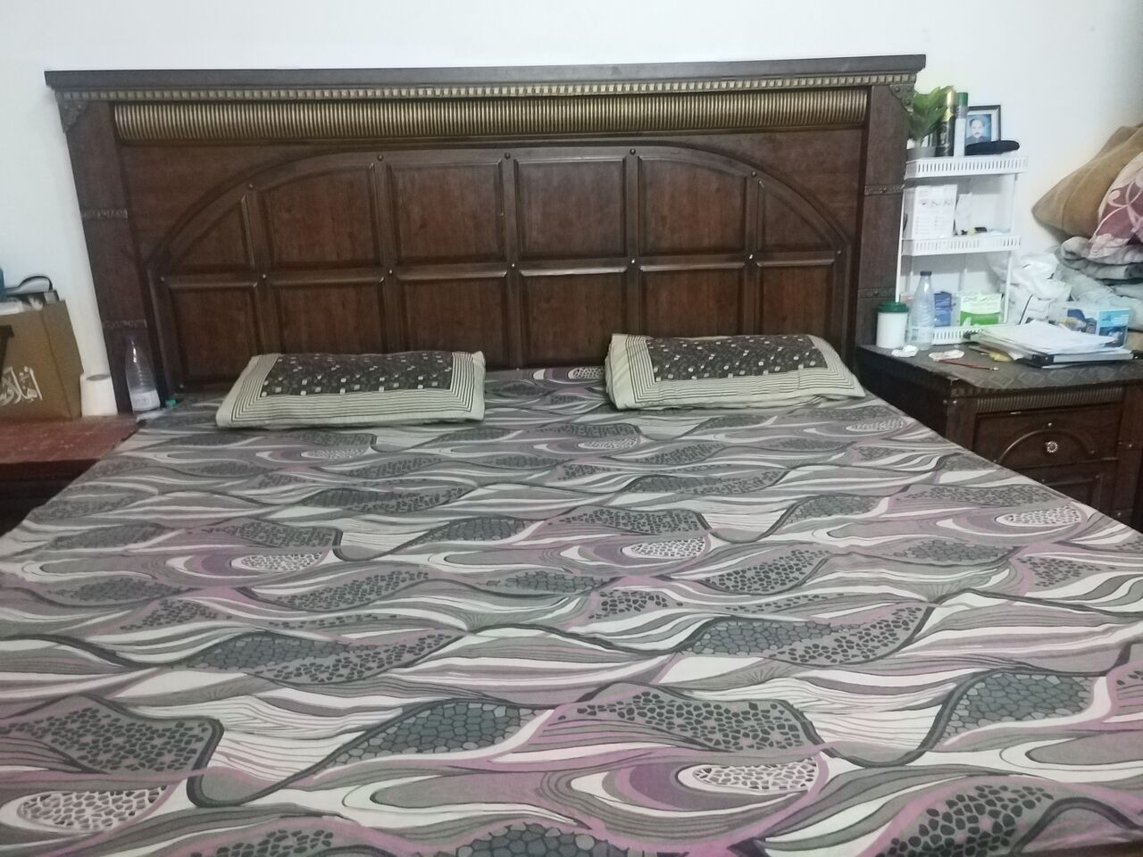 Jeddah, Furniture, SAR 350,  Double Bed With Mattress For Sale