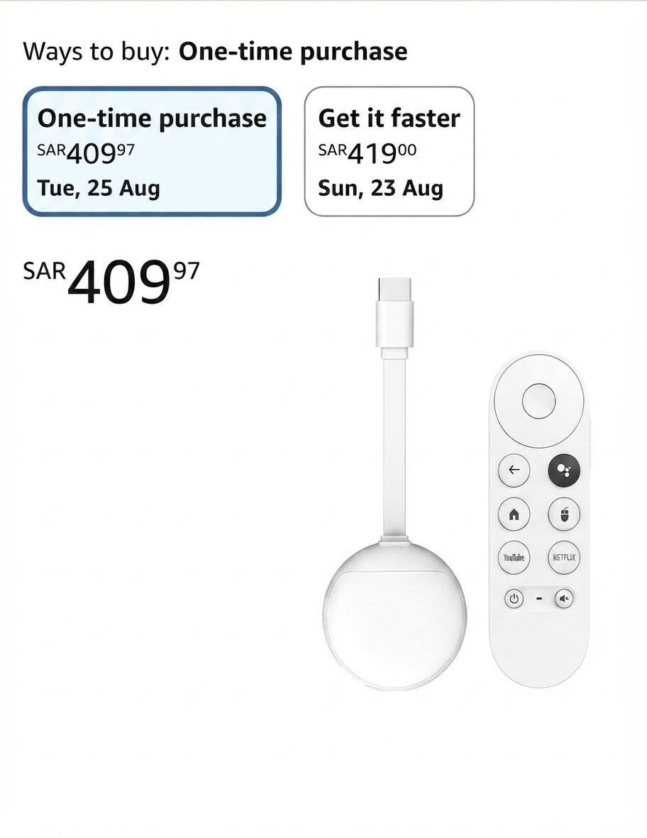 Thuqbah, Appliances, SAR 250,  Google Chromecast With Voice Remote