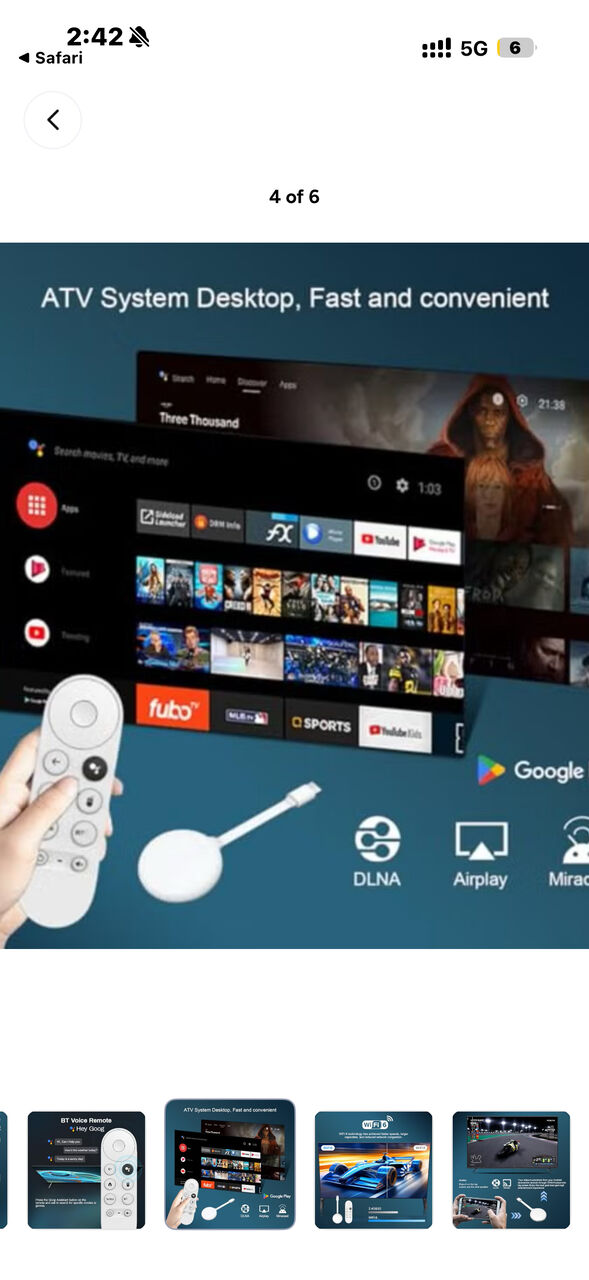 Thuqbah, Appliances, SAR 250,  Google Chromecast With Voice Remote