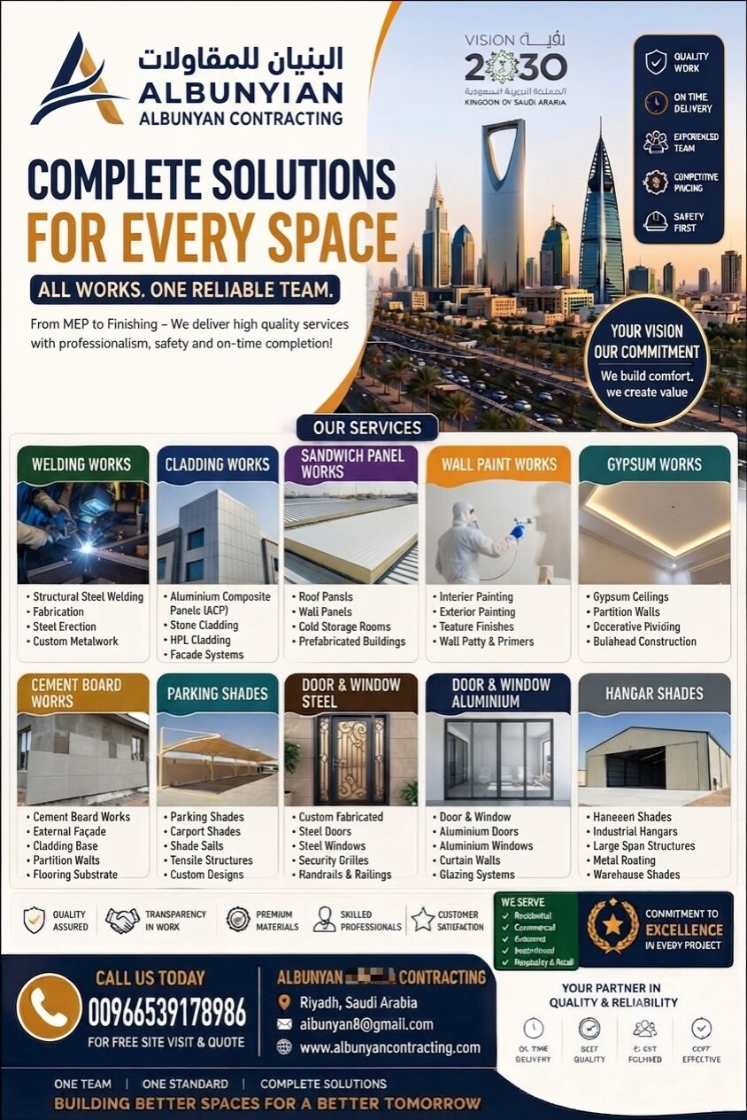 Riyadh, Construction, Sub Contractor